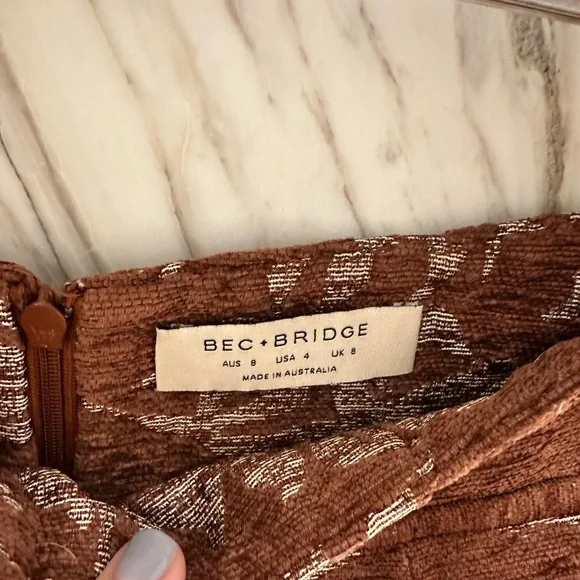 Bec & Bridge Days of Dusk Short & Bra Top - Size US 4 / AUS 8 - Picture 5 of 5